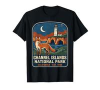 Señal del Faro del Parque Nacional de Las Islas del Canal California Fox Camiseta