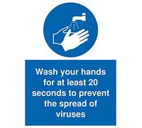 Señal desinfectante para manos, de plástico corrugado Correx, 5 mm