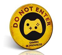 Señal Do Not Enter, de metal inoxidable con impresión UV, fácil de montar, resistente a la intemperie, tinta de larga duración para calzadas/negocios/garaje/patio