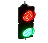 Señal Educativa De Seguridad Vial De Dos Colores, Semáforo,Semáforo LED Impermeable IP53 Con Visera Solar,Adecuado For Estaciones De Peaje Y Lavado De Autos(Two Lights With Remote Control)