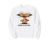Señal en la Onda de Sonido del Hongo rebozuelo del Suelo Sudadera