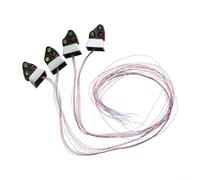 Señal enana de 3 luces fijada para el ferrocarril modelo con la construcción plástica del metal y la operación de la baja tensión 3V