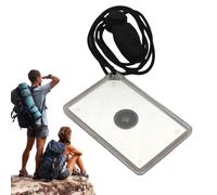 Señal Espejo - 7,6 x 5,1 x 0,54 cm, reflector de supervivencia compacto | | Cordón, accesorios de rescate al aire libre para camping, trekking y aventura uso para comunicación señales visuales