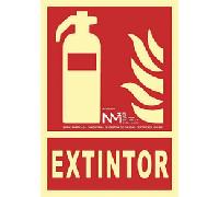 SENAL "EXTINTOR" 210X300 PVC ROJO ARCHIVO 2000 6171-01H RJ 6171-01H RJ