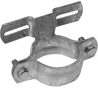 Señal, fijación, soporte, abrazadera, abrazadera de señalización para tubo redondo, abrazadera de tubo, diámetro de 60 mm