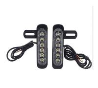 señal Giro Indicadores Luz De Freno Auxiliar para Placa LED Doble Función para Motocicleta Lámpara 12V Luces Traseras Parada Señales Giro Universal
