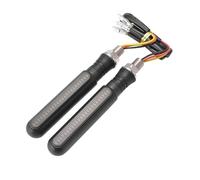 señal Giro Motocicleta Par De Luces LED Intermitentes para Motocicleta, Traseras 1,5 W, Lámpara Secuencial Universal, Accesorios DRL Parpadeantes