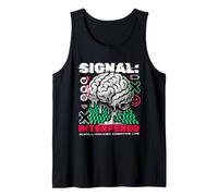 Señal interferida retraso cognitivo Digital desintoxicación Cerebro Camiseta sin Mangas