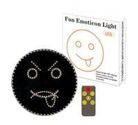 Señal LED para Ventana Trasera de Coche, Luz de Dedo Divertida Con Control Remoto, Lámpara de Gestos, Emoticono y Mano para Coche, Señales de Furia de Carretera
