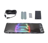 Señal LED Torvex para coche, tablero de mensajes de desplazamiento programable USB 5V, Control de aplicación Bluetooth, animación de texto personalizada para coche, RV, yate (con control remoto