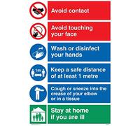 Señal múltiple Covid 19-1 metro