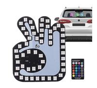 Señal para coche, luz del gesto del coche, accesorio para coche y | Señalización con mando a distancia - Luz interior de coche fría de 3 gestos de advertencia para hombres y mujeres