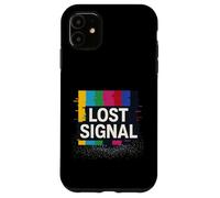 Señal perdida Vaporwave Glitch Art Carcasa para iPhone 11