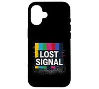 Señal perdida Vaporwave Glitch Art Carcasa para iPhone 16