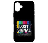 Señal perdida Vaporwave Glitch Art Carcasa para iPhone 16 Plus