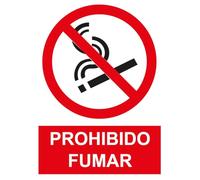 SEÑAL PROHIBIDO FUMAR SP850 40X30