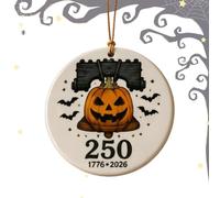 Señal Puerta Halloween Decoración de Halloween 250° de acrílico 2D Linda | Ornamento recuerdo fiesta USA 250 años ideal para fiestas, inauguración casa y oficina, interior y exterior