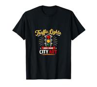 Señal Retro de semáforos Son Nuestra Ciudad Camiseta
