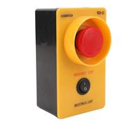 Señal Roja Interruptor de Parada de Emergencia Botón Pulsador Interruptor de Botón 660 V, 10 A 660 V CA Interruptor de Botón de Parada de Emergencia Enclavamiento 1NO 1NC Botón