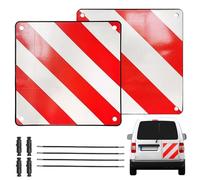 Señal V20, XPJBKC 3 en 1 Aluminio Placa V20 para Italia España Portugal, V20 Portabicicletas con 4 Correas Tensoras, Panel Señalizador de Cargas para Autocaravana, Caravana, Portabicicletas
