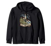 Señal Viento Salado Vintage Faro Costero Escena Sudadera con Capucha