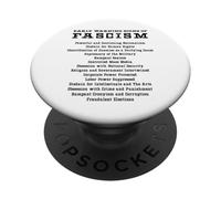 Señales de Alerta temprana de activista del fascismo resisten Regalo PopSockets PopGrip Adhesivo