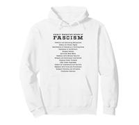 Señales de Alerta temprana de activista del fascismo resisten Regalo Sudadera con Capucha