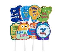 Señales de aprendizaje de inglés con accesorios de simulación de escenarios, juego interactivo y ejercicios progresivos de desarrollo de habilidades, herramientas de simulación de escenarios