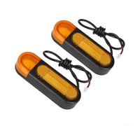 Señales de giro traseras LED para Smartgyro K2, luces traseras impermeables de 12 V con calcomanías reflectantes, paquete de 2, compactas de 110 x 36 x 20 mm, ligeras de 82 g