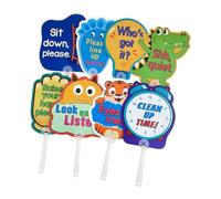 Señales de instrucción en con, herramienta de enseñanza de idiomas para actividades grupales de práctica de idiomas, herramientas de escenario de juego de roles