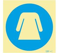 Señales de Obligación - Vinilo 200x200mm