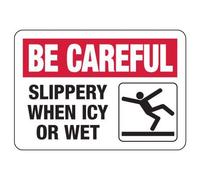 Señales de peligro - Keep Out Safety & Compliance Signs/OSHA & ANSI/señales de advertencia de hielo y nieve, letrero de metal de 8 x 12 pulgadas