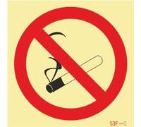 Señales de Prohibición - Fotoluminiscente 2F. (45º con la Pared) 200x200mm