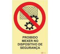 Señales de Prohibición - Fotoluminiscente 2F. (45º con la Pared) 400x600mm