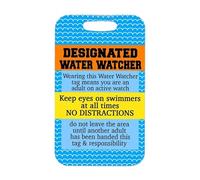 Señales de reglas de piscina al aire libre | Letrero acrílico para reglas de piscina para niños | Señales de recordatorio de seguridad creativa, observador de agua designado, accesorios de natación de