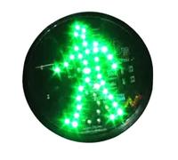 Señales De Tráfico For Peatones Y Automóviles,Semáforo For Peatones De 200 LED De Grado Industrial, Adecuado For Uso En Interiores Y Exteriores (Tamaño: 12 V)(Model 200 pedestrian green static)