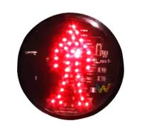 Señales De Tráfico For Peatones Y Automóviles,Semáforo For Peatones De 200 LED De Grado Industrial, Adecuado For Uso En Interiores Y Exteriores (Tamaño: 12 V)(Model 200 pedestrian red static)