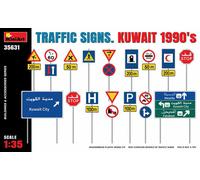 MiniArt Signos de tráfico. Kuwait 1990's - Decoración de modelismo