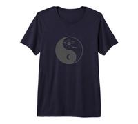 Señales de Yin y Yang día y Noche Camiseta Premium
