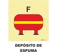 Señales Marinas - Fotoluminiscente 2F. Hice. (90º con la Pared) 200x200mm
