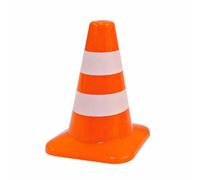 Señales Tráfico para Maquetas, 1 Cono tráfico Naranja | Base Inpendiente, Señalización Vial, Exhibiciones Estáticas, Para Niños Creativos