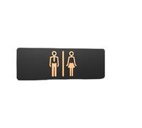 Señalización de aseos Letreros sencillos for baño for hombres y mujeres, WC, guía de baño público, índice de señal de Hotel a la izquierda y derecha, señal de aviso de acrílico for baño ( Color : 3 ,