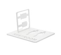 SeñAlizacióN De Aseos Señales de inodoro, centro comercial, edificios de oficinas, placas de puerta, placa indicadora de recordatorio, señal de orientación, señalización de Wc, montaje lateral 3D(WHIT