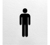SeñAlizacióN De Aseos Señalización de inodoro baño varios estilos Letrero inodoros Placa puerta público(MAN C)