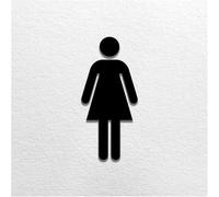 SeñAlizacióN De Aseos Señalización de inodoro baño varios estilos Letrero inodoros Placa puerta público(WOMEN)