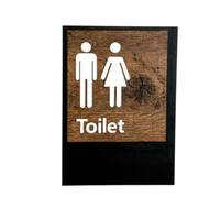 Señalización De Baños Placa de señalización for puerta baño acrílica, placa montada for hombre y mujer, tablero Wc, letrero for sala lavado, pegatina pared, tarjeta adhesiva, 1 Uds(Color-3)