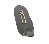 Señalización de baños Señalización De Baños For Hombres Y Mujeres Consejos Útiles Pegatinas Señales(Color 02,10x25cm)