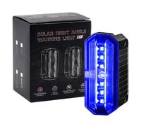 Señalización LED lateral para remolque Piloto de gálibo solar con sensor de | Luces LED Impermeables Laterales para Autocaravana, , Autobús, Tractor, Conducción Nocturna Azul