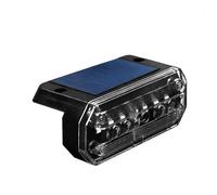 Señalización LED lateral para remolque Piloto de gálibo solar con sensor de | Luces LED Impermeables Laterales para Autocaravana, , Autobús, Tractor, Conducción Nocturna Rojo