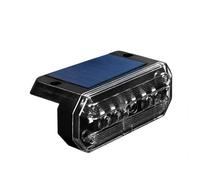 Señalización LED lateral para remolque Piloto de gálibo solar con sensor de | Luces LED Impermeables Laterales para Autocaravana, , Autobús, Tractor, Conducción Nocturna Blanco